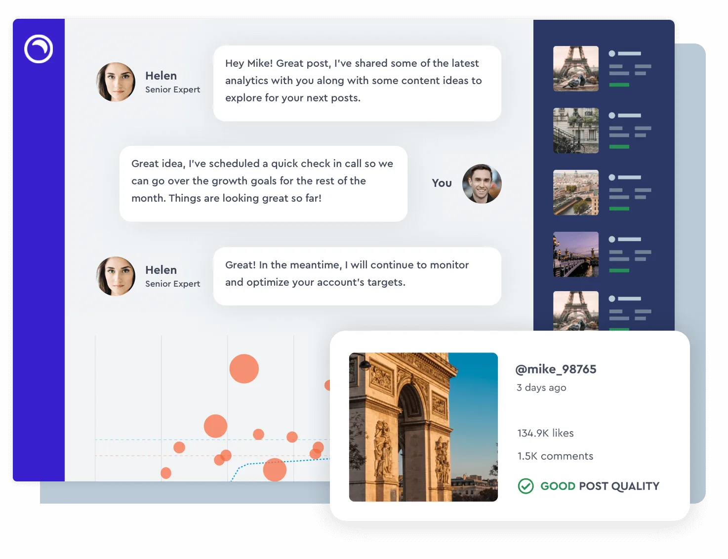 Beautiful and powerful Instagram analytics and reports